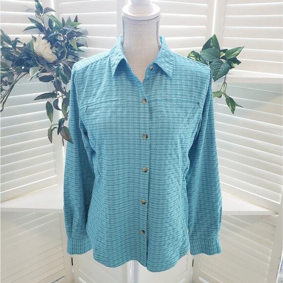 LL BEAN PLAID MULTI ZIP POCKET OUTDOOR BUTTONDOWN SIZE SMALL - Picture 1 of 6